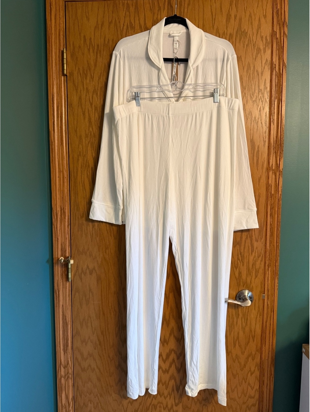 SKIMS Soft Lounge Rib Sleep Set Pajama Set Marble XL NWT - Picture 2 of 7